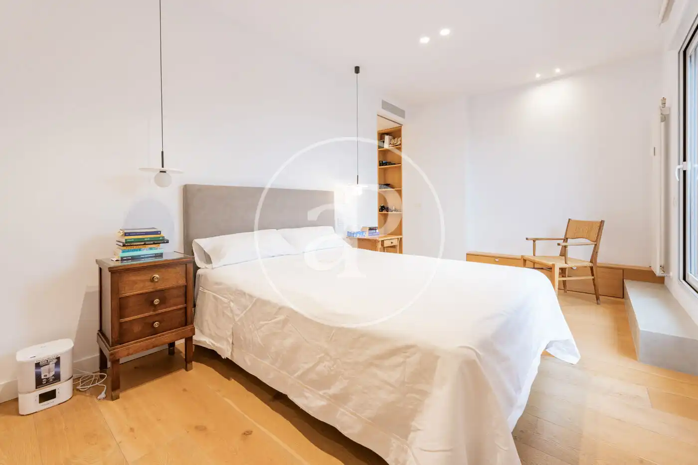 Schlafzimmer von Wohnung zum Verkauf in Madrid mit Klimaanlage, Heizung und Terrasse