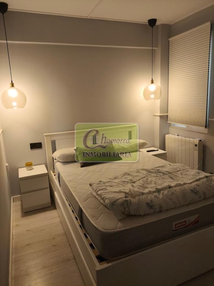 Bedroom of Flat for sale in Ferrol  with Heating, Terrace and Furnished