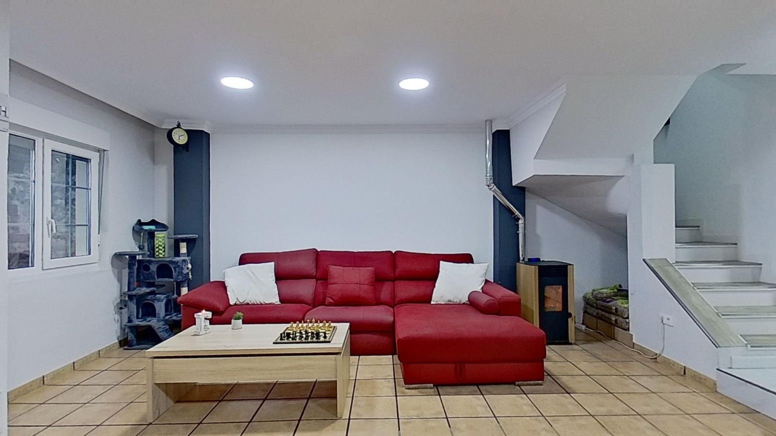 Living room of Single-family semi-detached for sale in Polanco  with Balcony