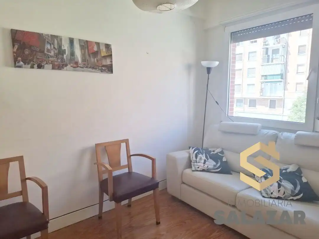 Sala de estar de Piso de alquiler en Bilbao  con Calefacción, Terraza y Amueblado