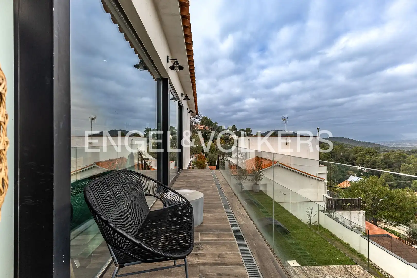 Terrace of Houses for sale in Sant Cugat del Vallès  with Air Conditioner, Heating and Private garden