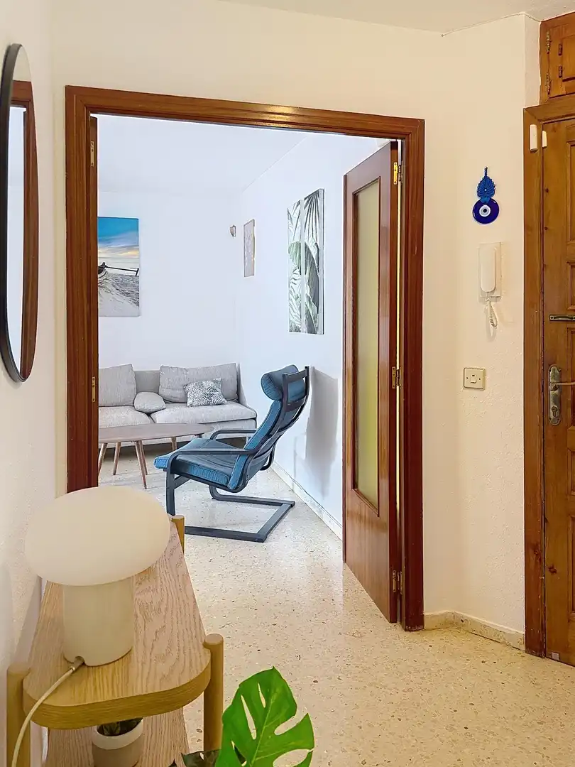 Sala de estar de Piso de alquiler en Alboraya con Aire acondicionado, Calefacción y Terraza