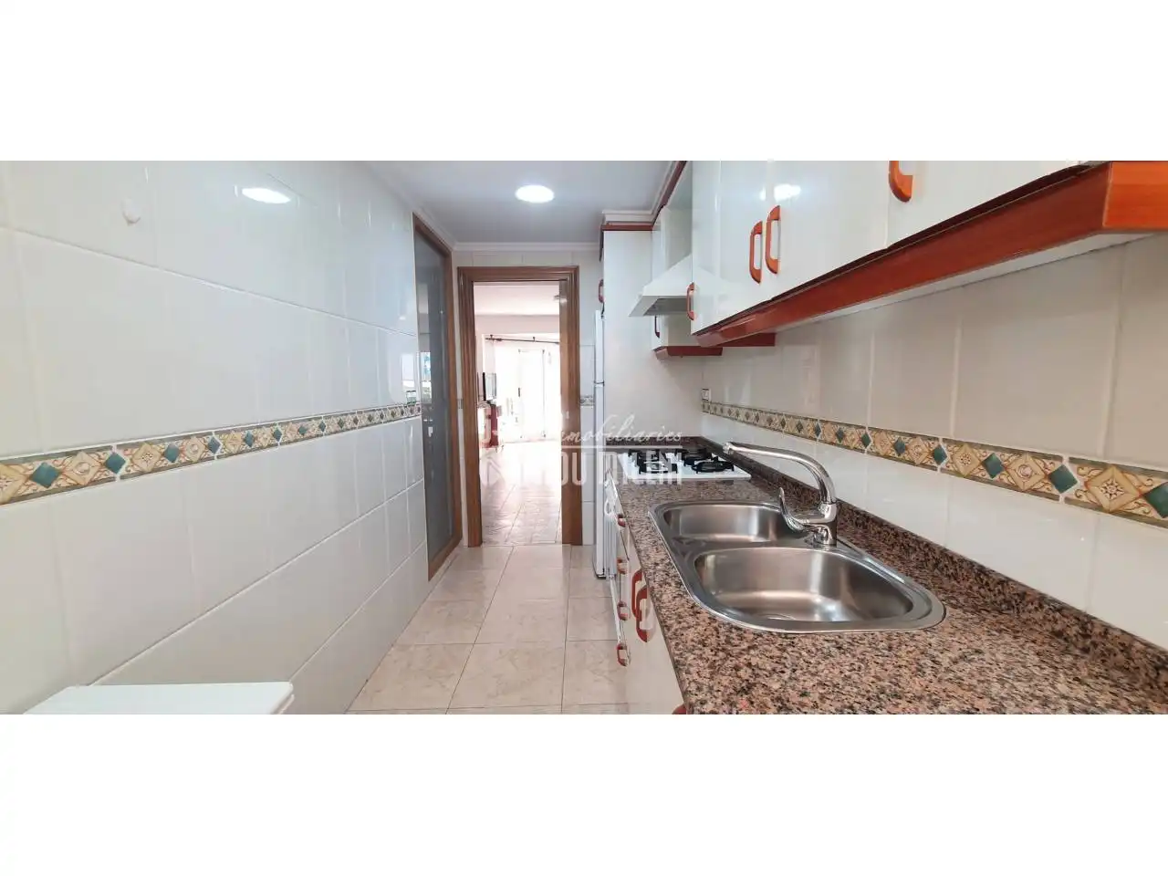 Kitchen of Apartments for rent in Valencia  with Air Conditioner, Heating and Terrace