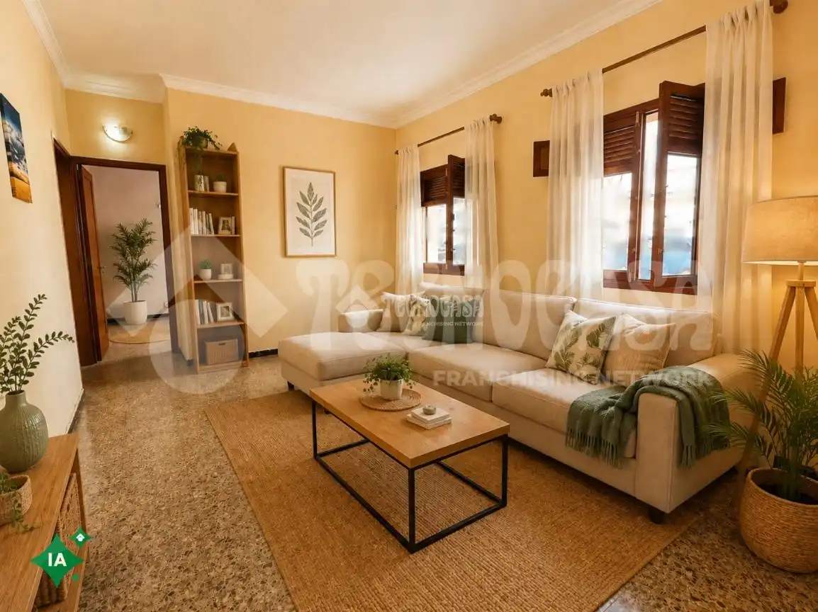 Sala de estar de Piso en venta en Las Palmas de Gran Canaria