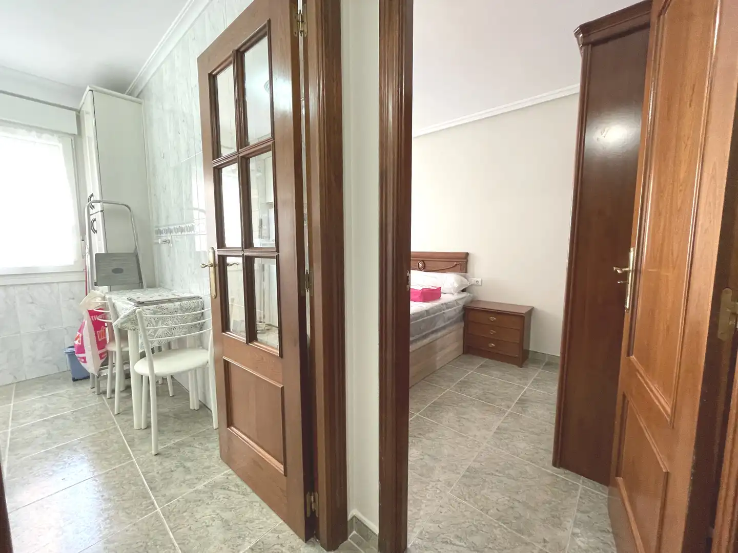 Bedroom of Flat for rent in Salamanca  with Heating, Furnished and Balcony