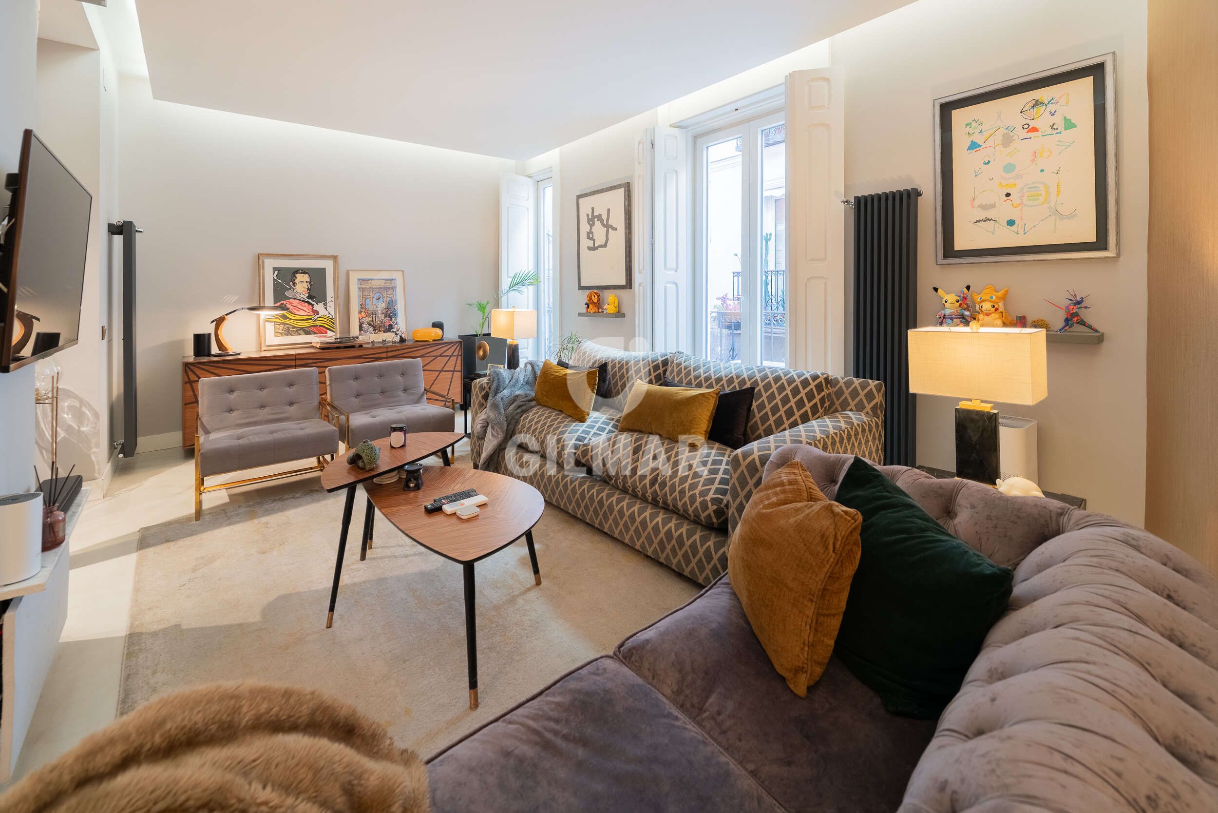 Living room of Flat for sale in  Madrid Capital  with Heating and Storage room