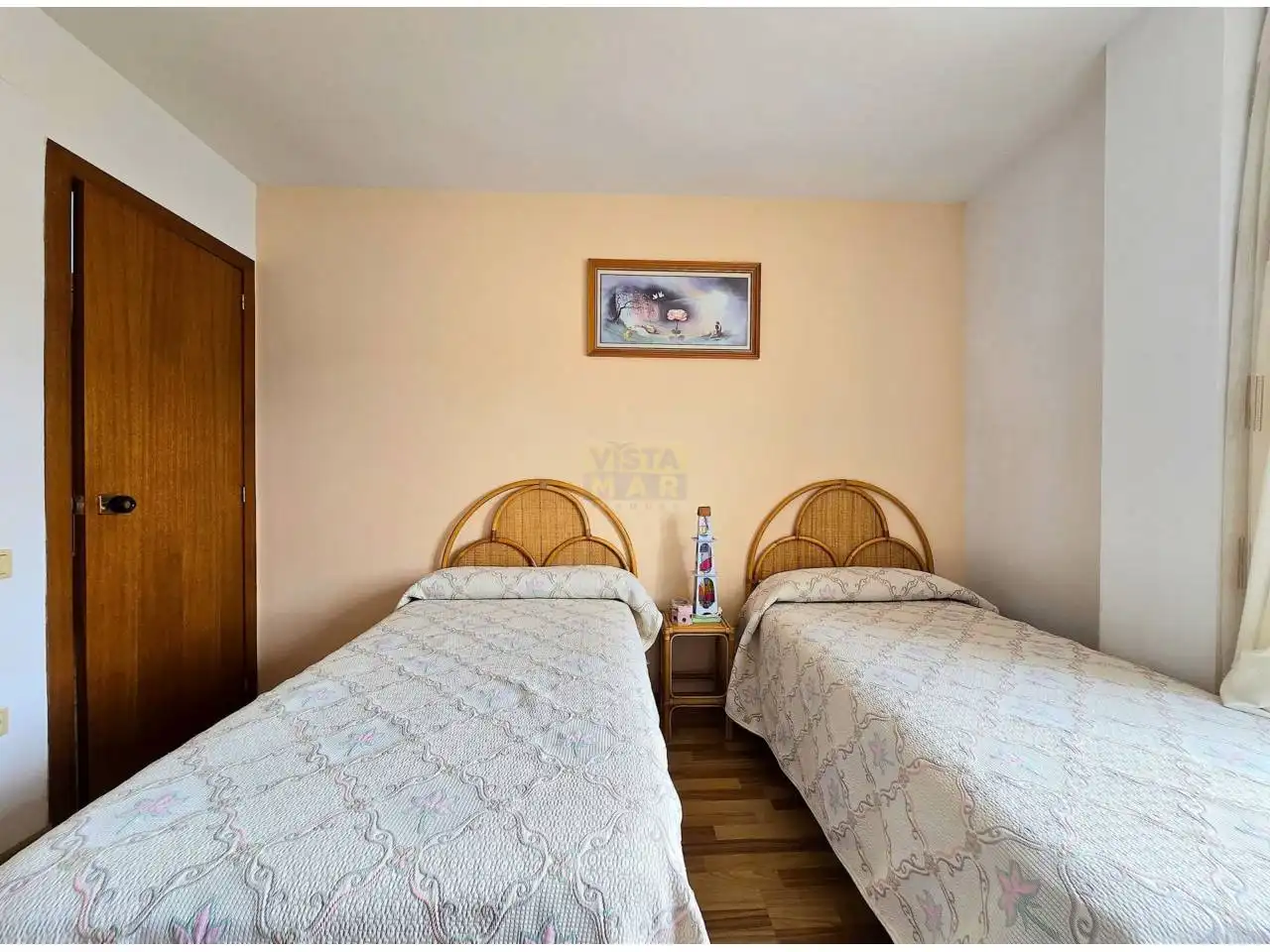 Bedroom of Flat for sale in Cubelles  with Parquet flooring and Terrace
