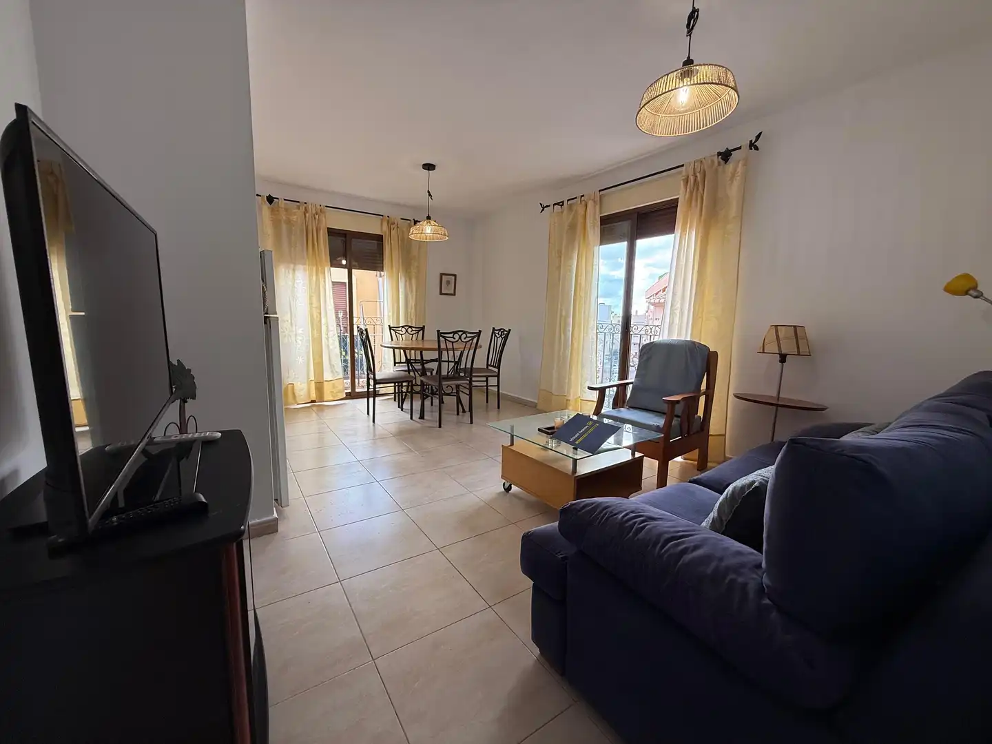 Living room of Flat for sale in L'Alfàs del Pi  with Furnished