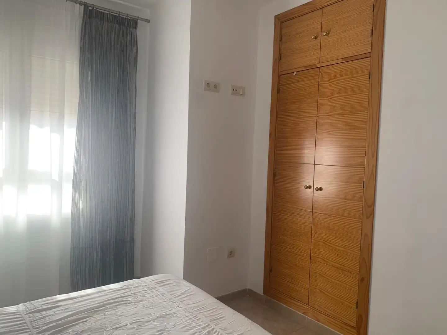 Schlafzimmer von Wohnung zur Miete in Málaga Capital mit Klimaanlage und Balkon