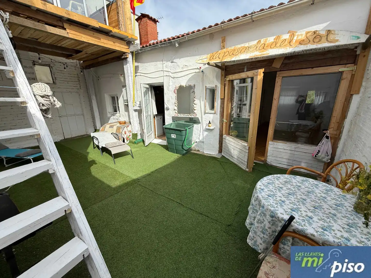 Terrassa de Casa o xalet en venda en Valladolid amb Calefacció, Jardí privat i Parquet