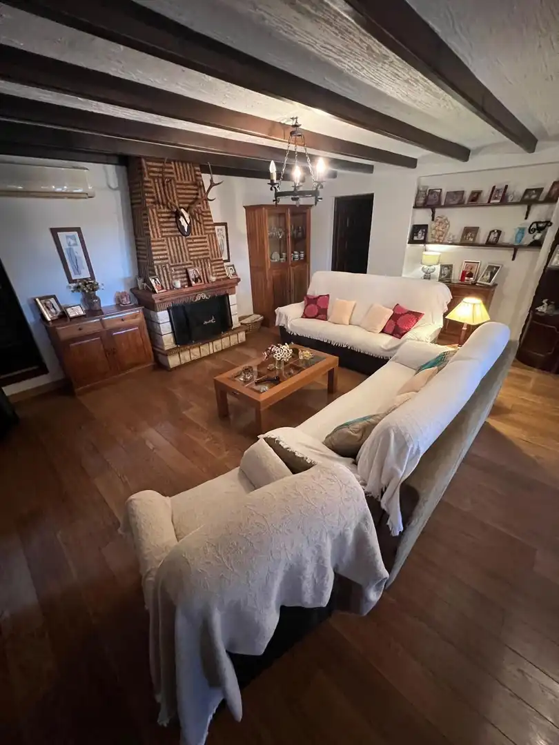 Sala d'estar de Casa o xalet en venda en Benidorm amb Aire condicionat, Terrassa i Traster