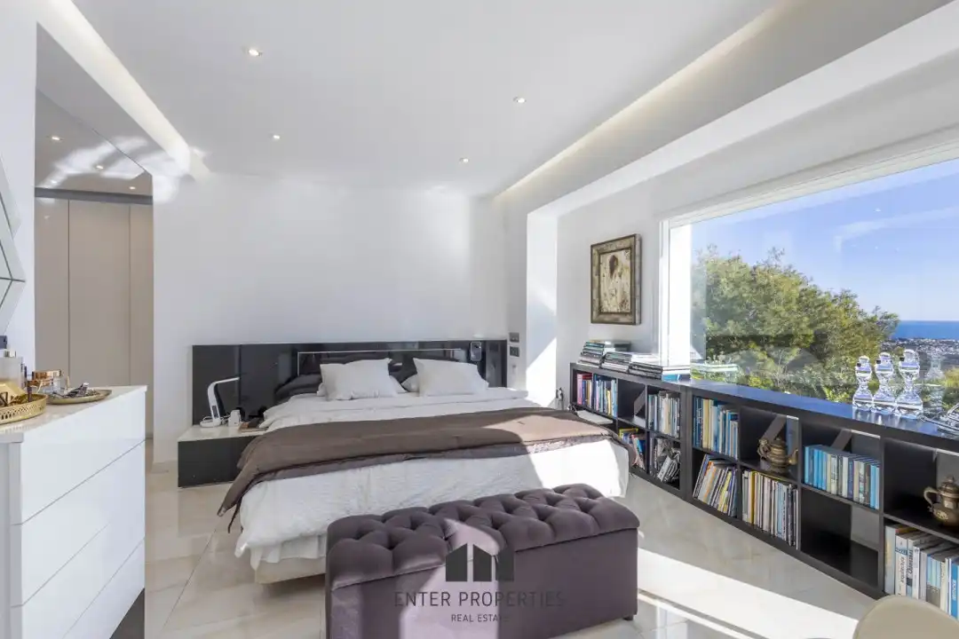 Bedroom of Flat for rent in Calpe / Calp  with Air Conditioner, Heating and Terrace