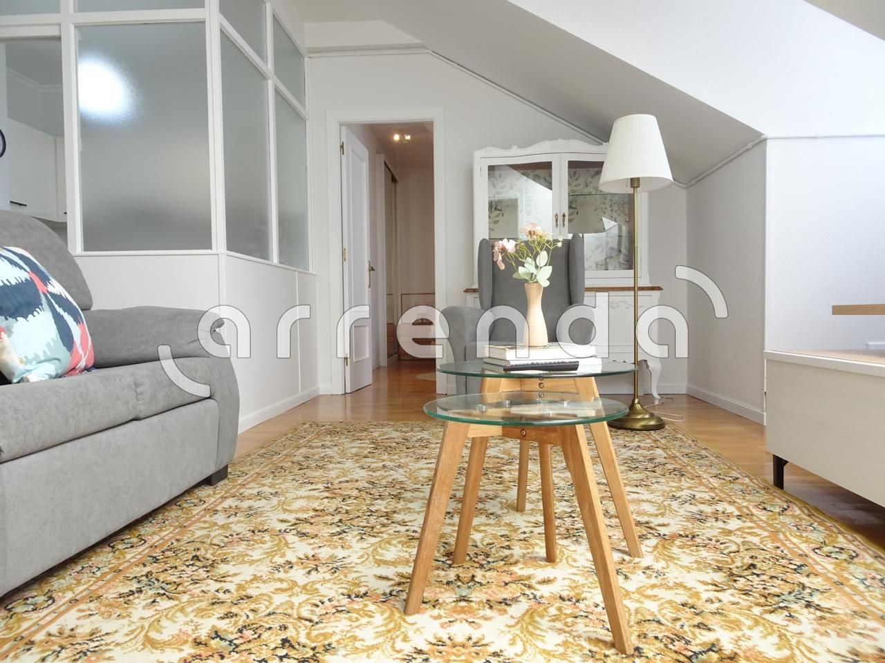 Living room of Attic to rent in Santander  with Heating, Storage room and Furnished