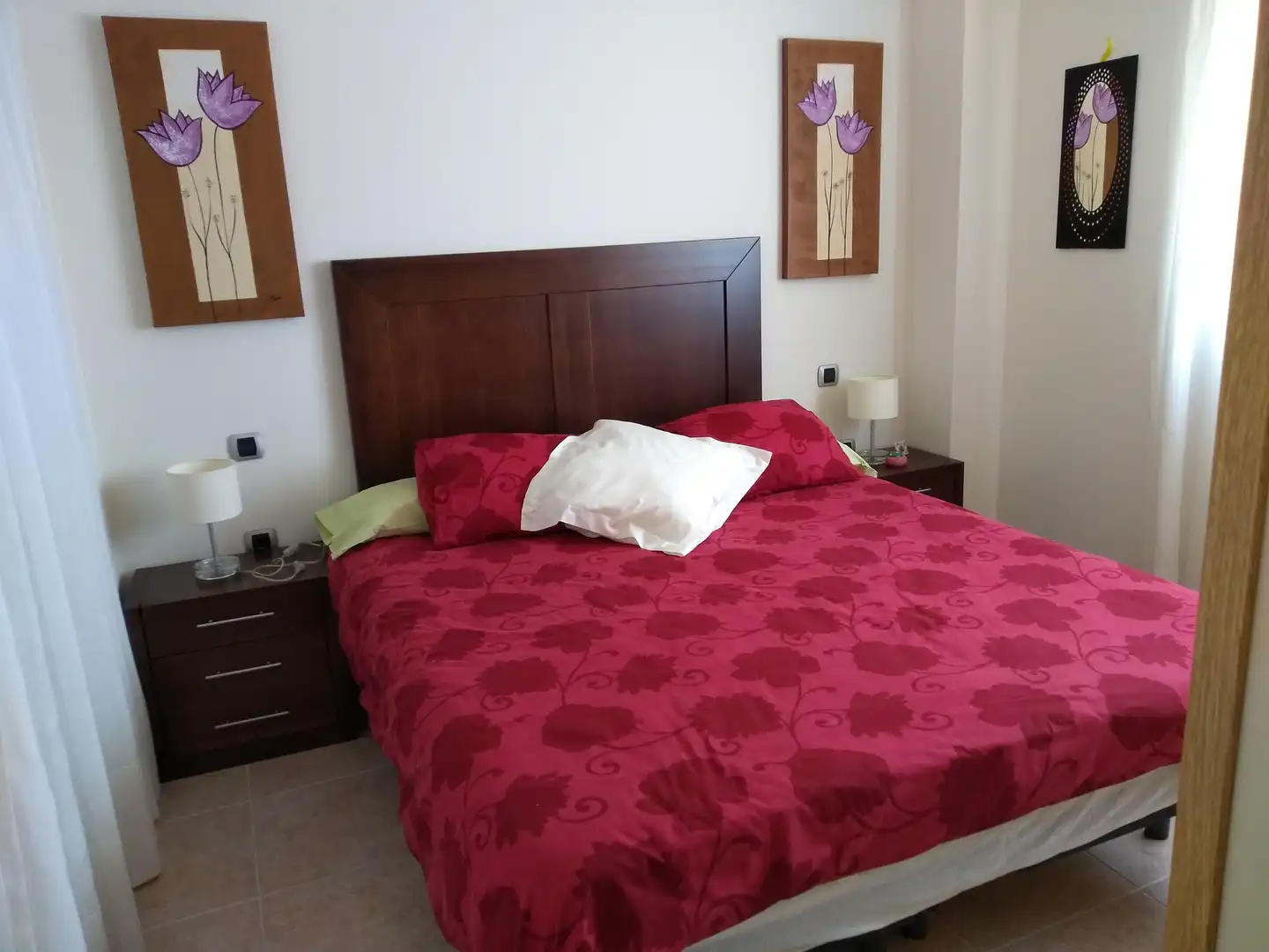 Schlafzimmer von Wohnungen zur Miete in La Manga del Mar Menor mit Klimaanlage, Terrasse und Möbliert