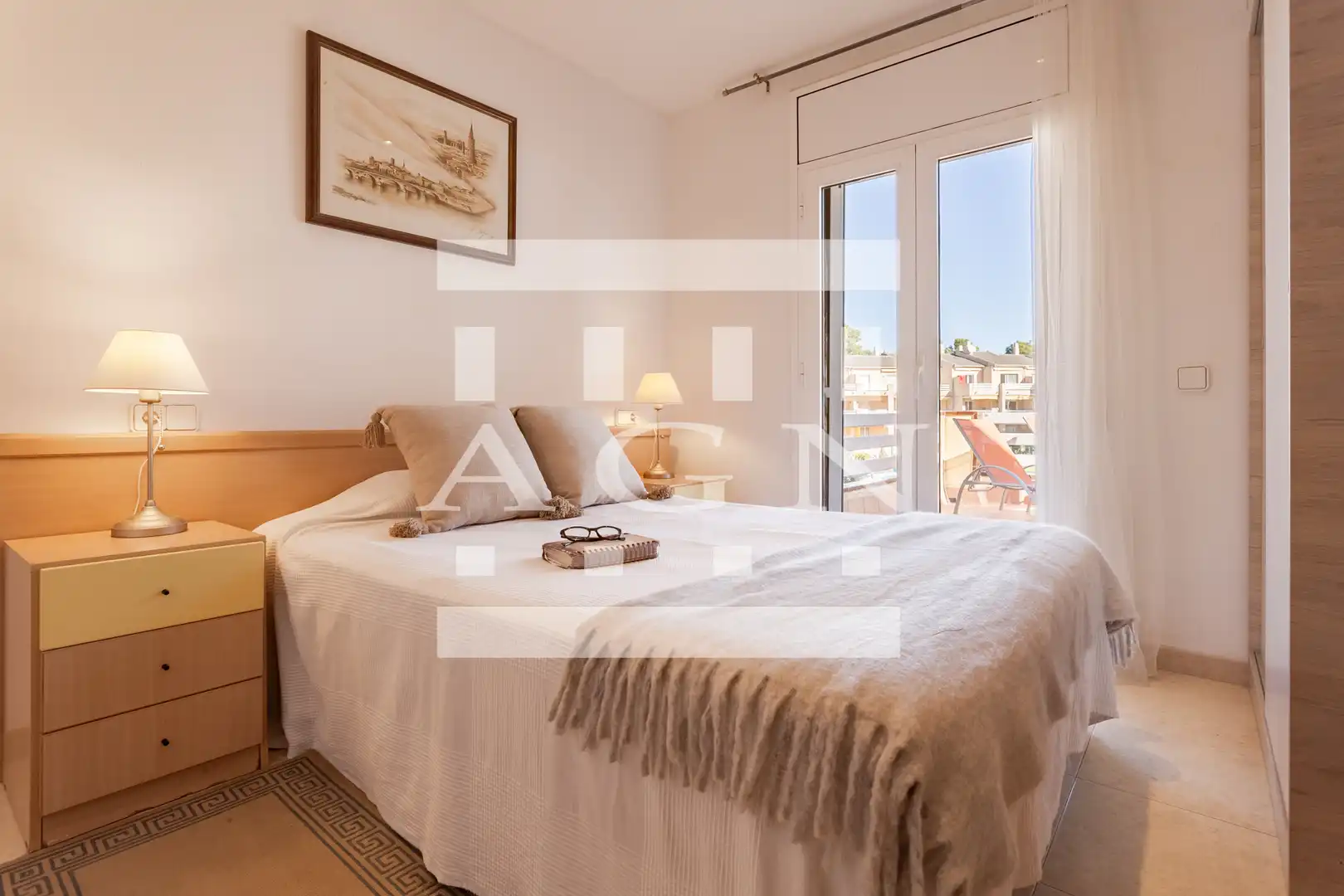 Bedroom of Flat for sale in Mont-roig del Camp  with Terrace, Furnished and Oven