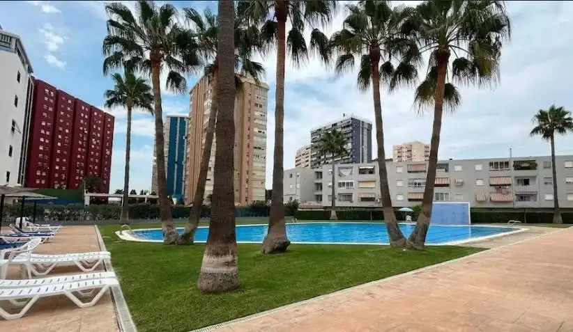 Schwimmbecken von Wohnungen zur Miete in La Pobla de Farnals mit Klimaanlage, Heizung und Terrasse
