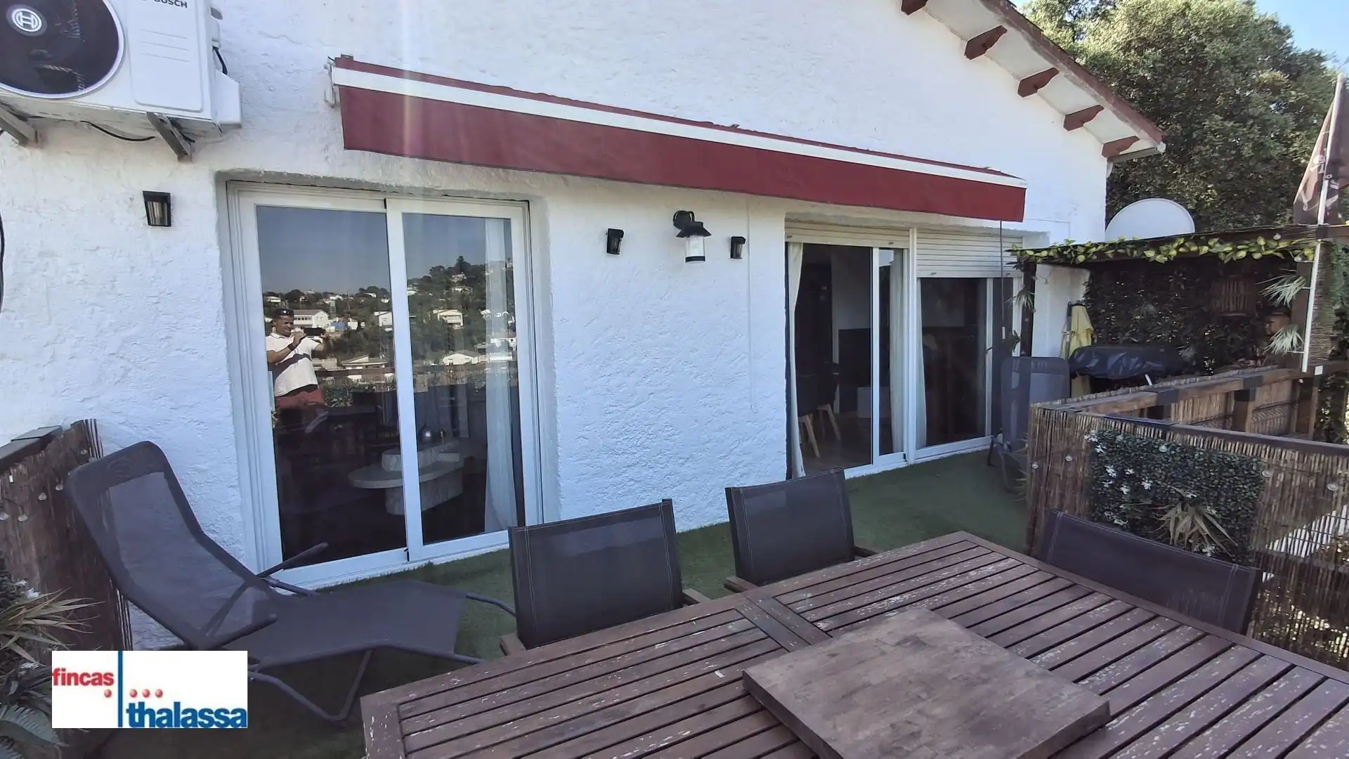 Terrassa de Casa o xalet en venda en Lloret de Mar amb Aire condicionat, Calefacció i Jardí privat