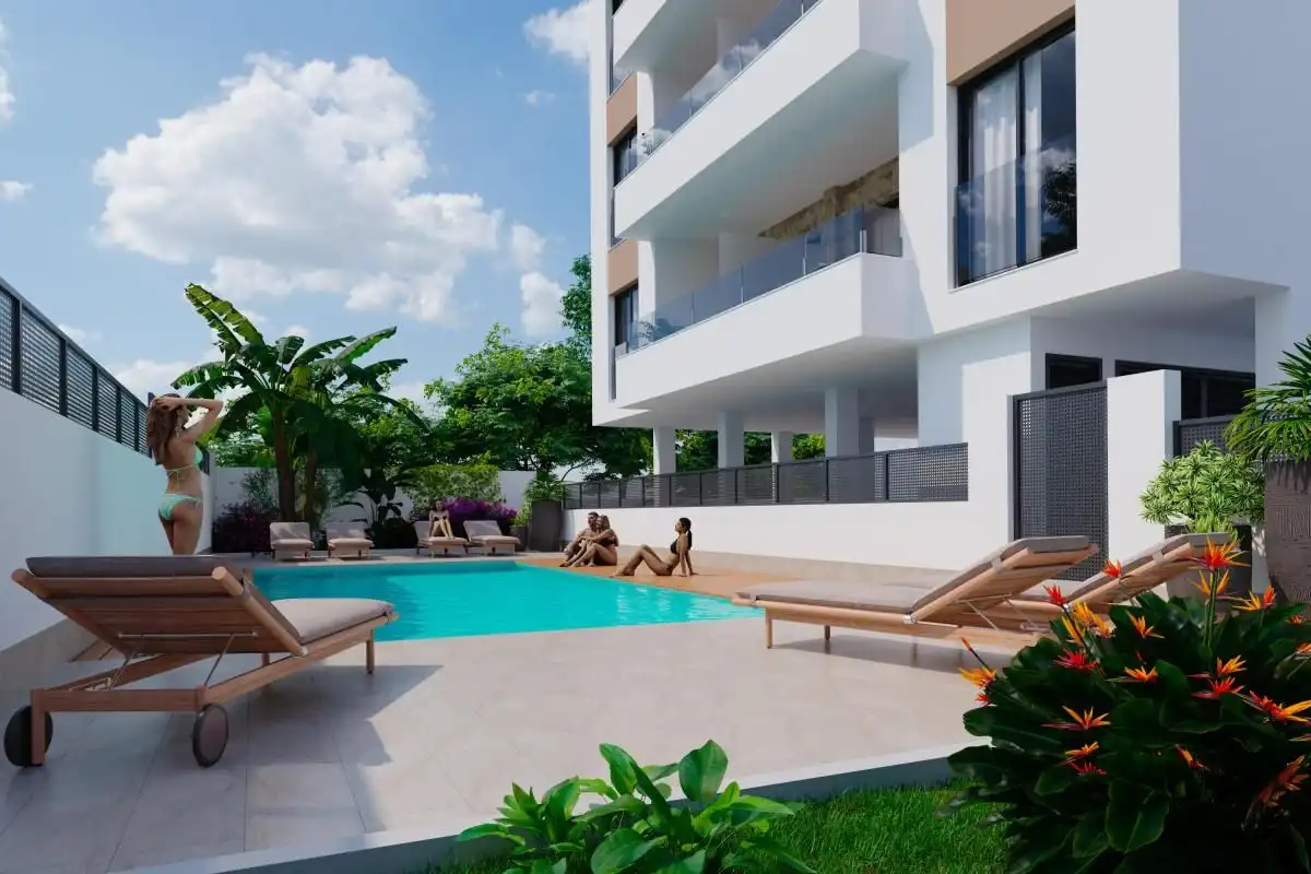 Apartment with pool for sale in Nueva Torrevieja - Aguas Nuevas