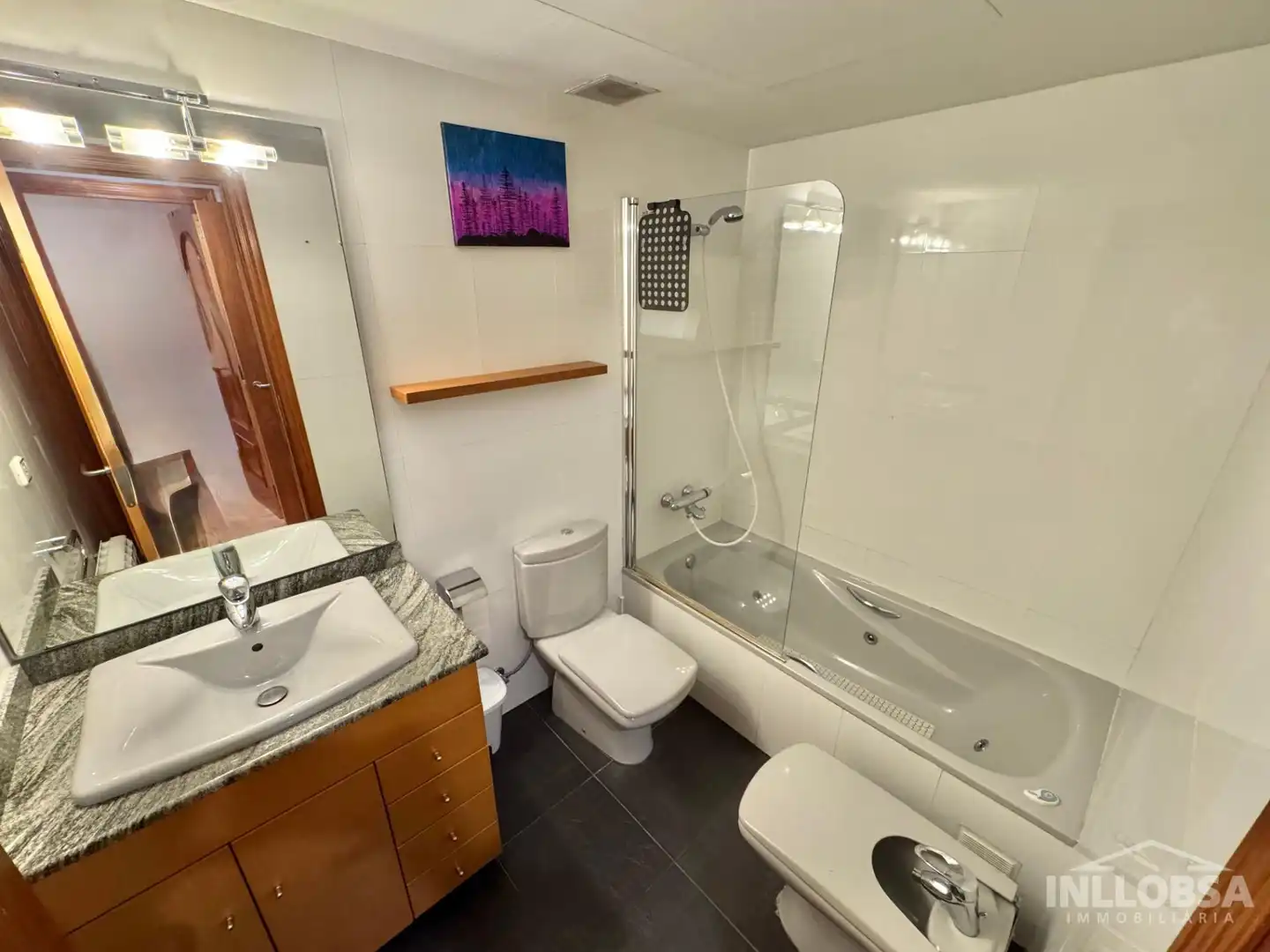 Baño de Piso de alquiler en Manresa con Aire acondicionado, Calefacción y Parquet