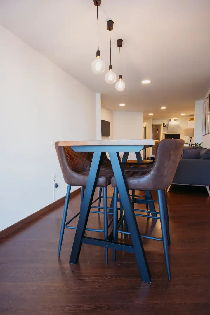 Dining room of Apartments for rent in Calpe / Calp  with Air Conditioner, Heating and Parquet flooring