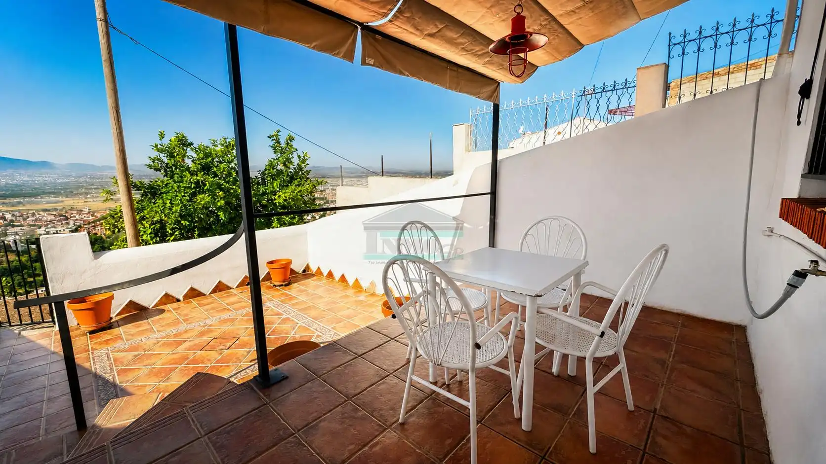 Terraza de Piso de alquiler en Granada con Jardín privado, Terraza y Amueblado