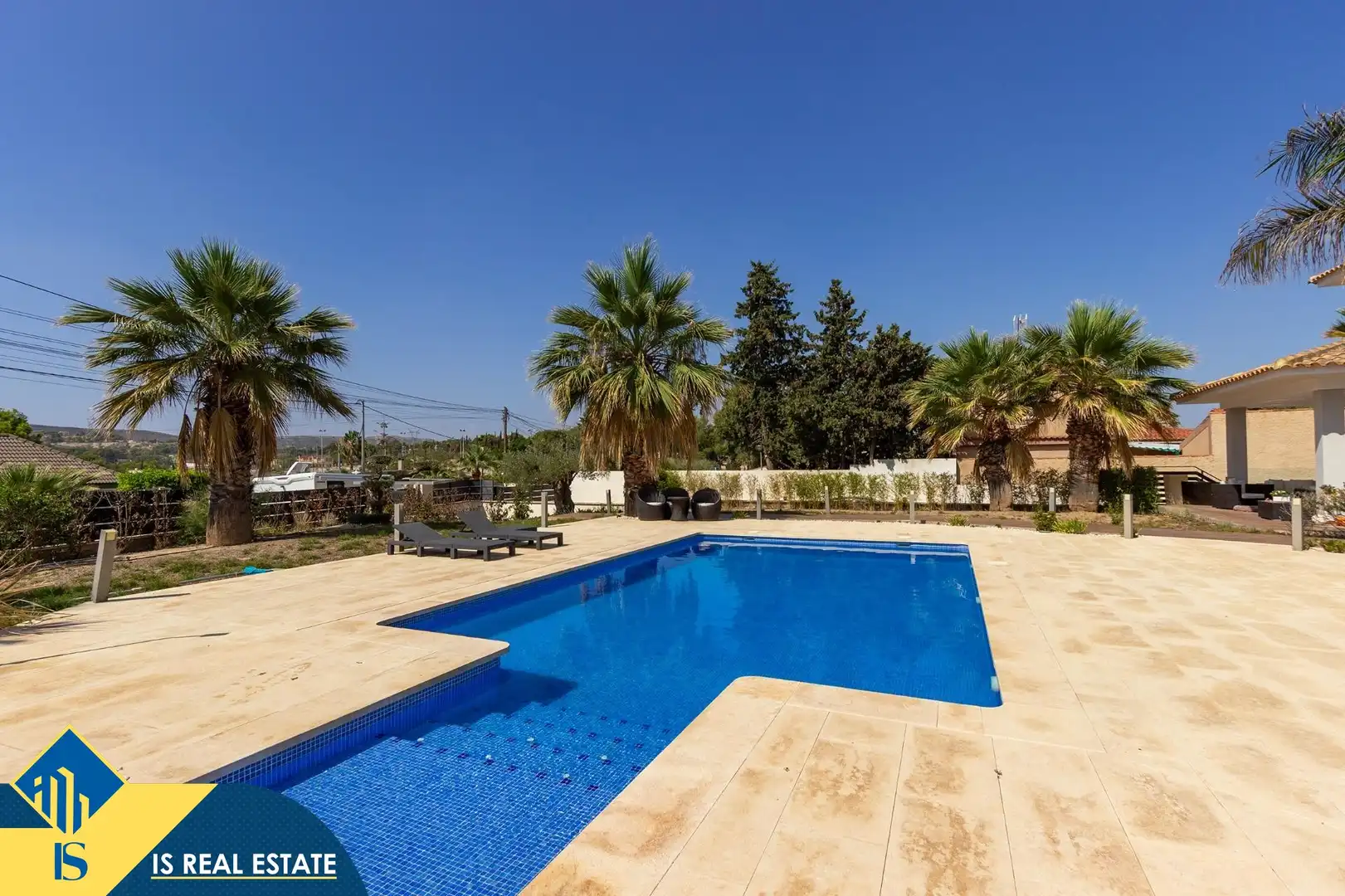 Piscina de Casa o xalet en venda en Alicante / Alacant amb Terrassa, Piscina i Moblat