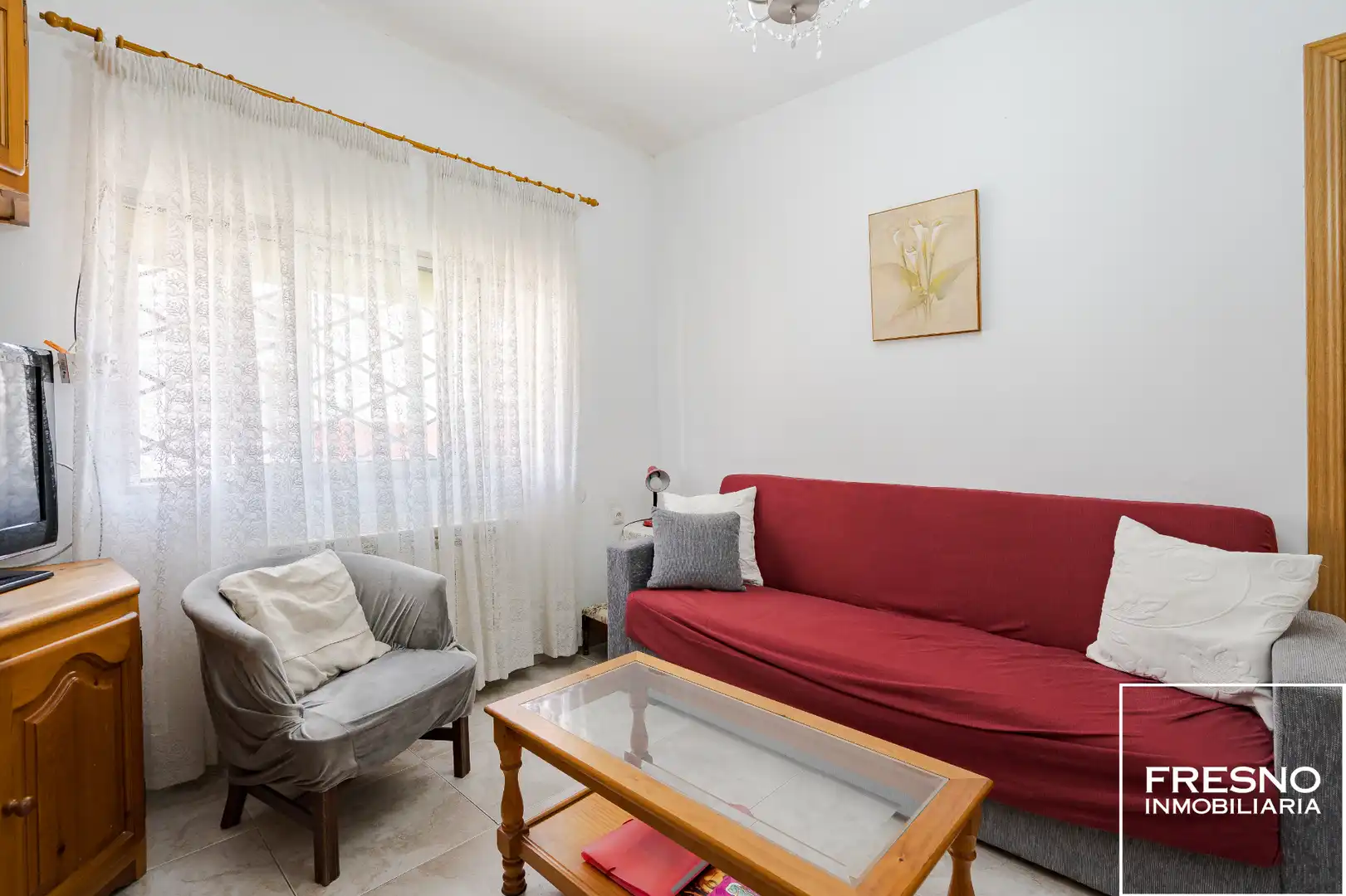 Sala d'estar de Casa adosada en venda en Cobeña amb Calefacció, Jardí privat i Terrassa