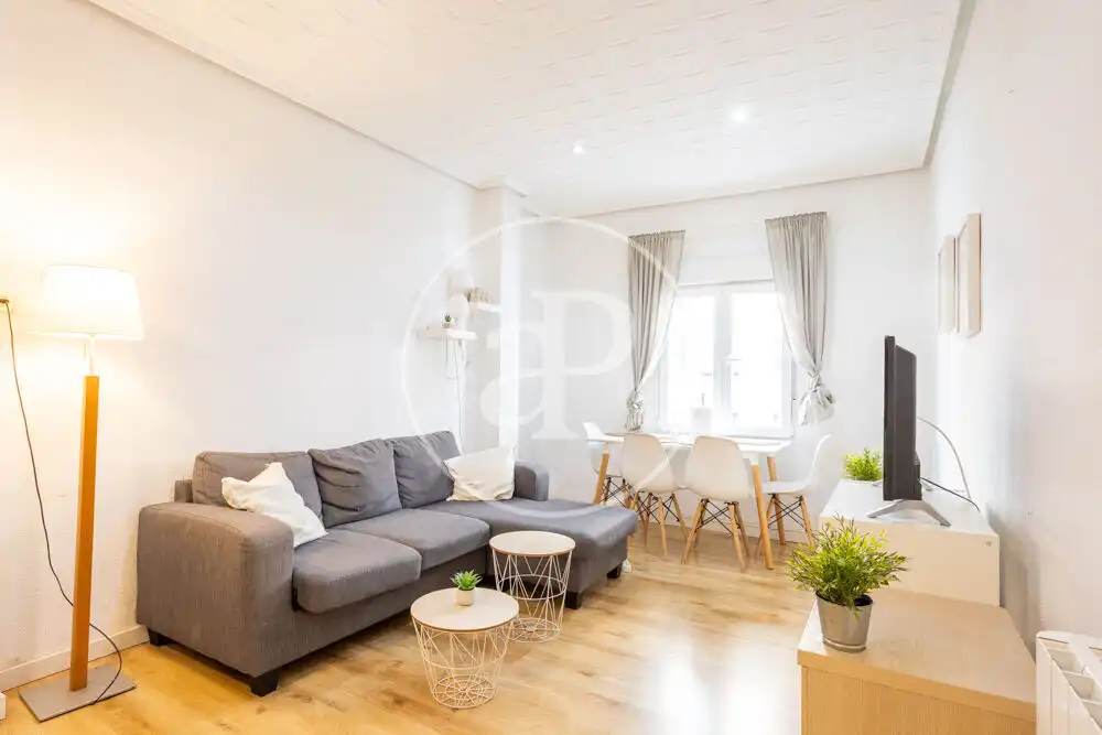Sala de estar de Piso de alquiler en Valencia con Aire acondicionado, Amueblado y Balcón