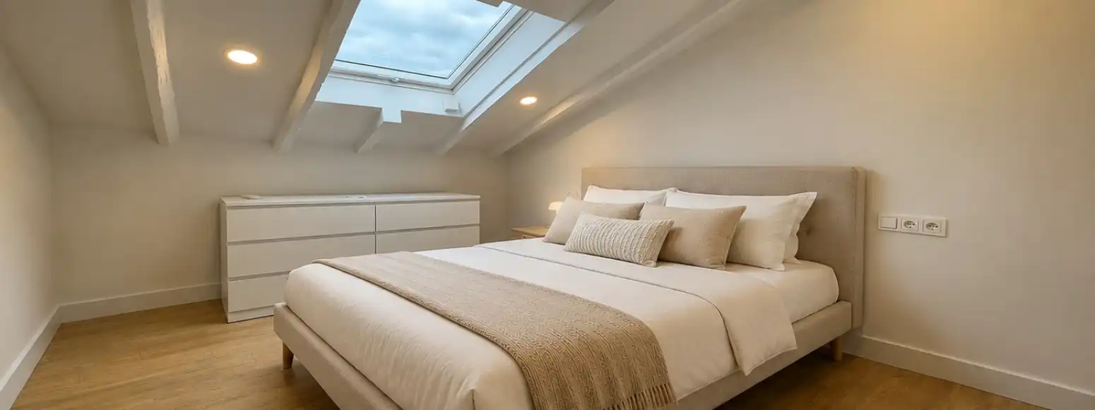 Bedroom of Flat for rent in Donostia - San Sebastián   with Air Conditioner and Heating