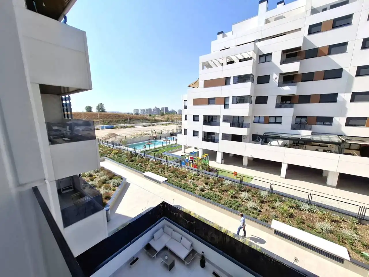 Terrace of Flat for rent in Madrid  with Air Conditioner, Heating and Terrace