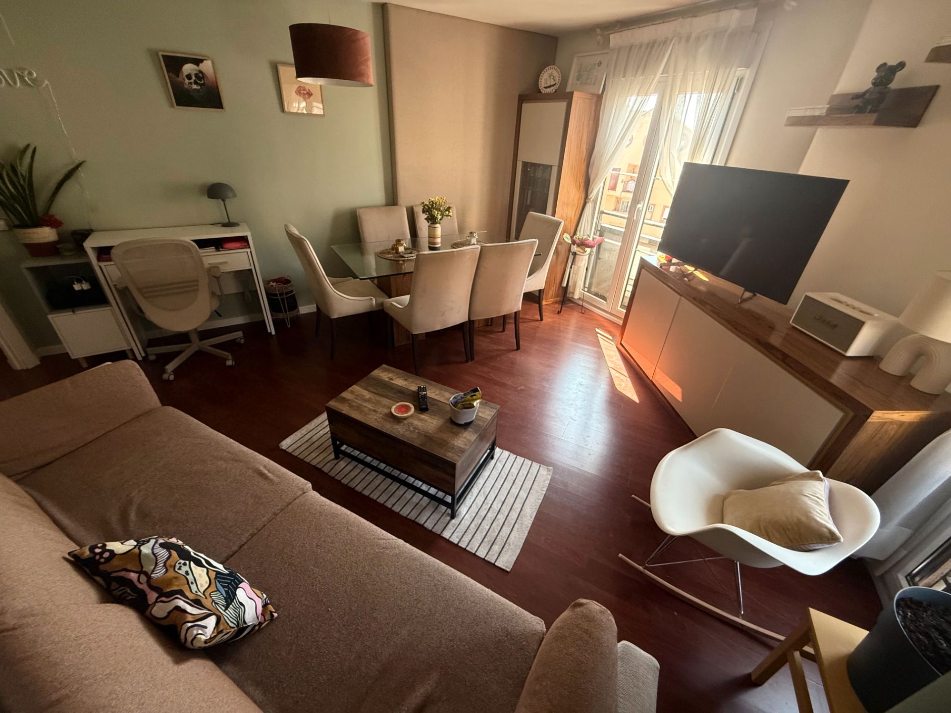 Sala d'estar de Pis en venda en San Lorenzo de El Escorial amb Calefacció, Terrassa i Moblat
