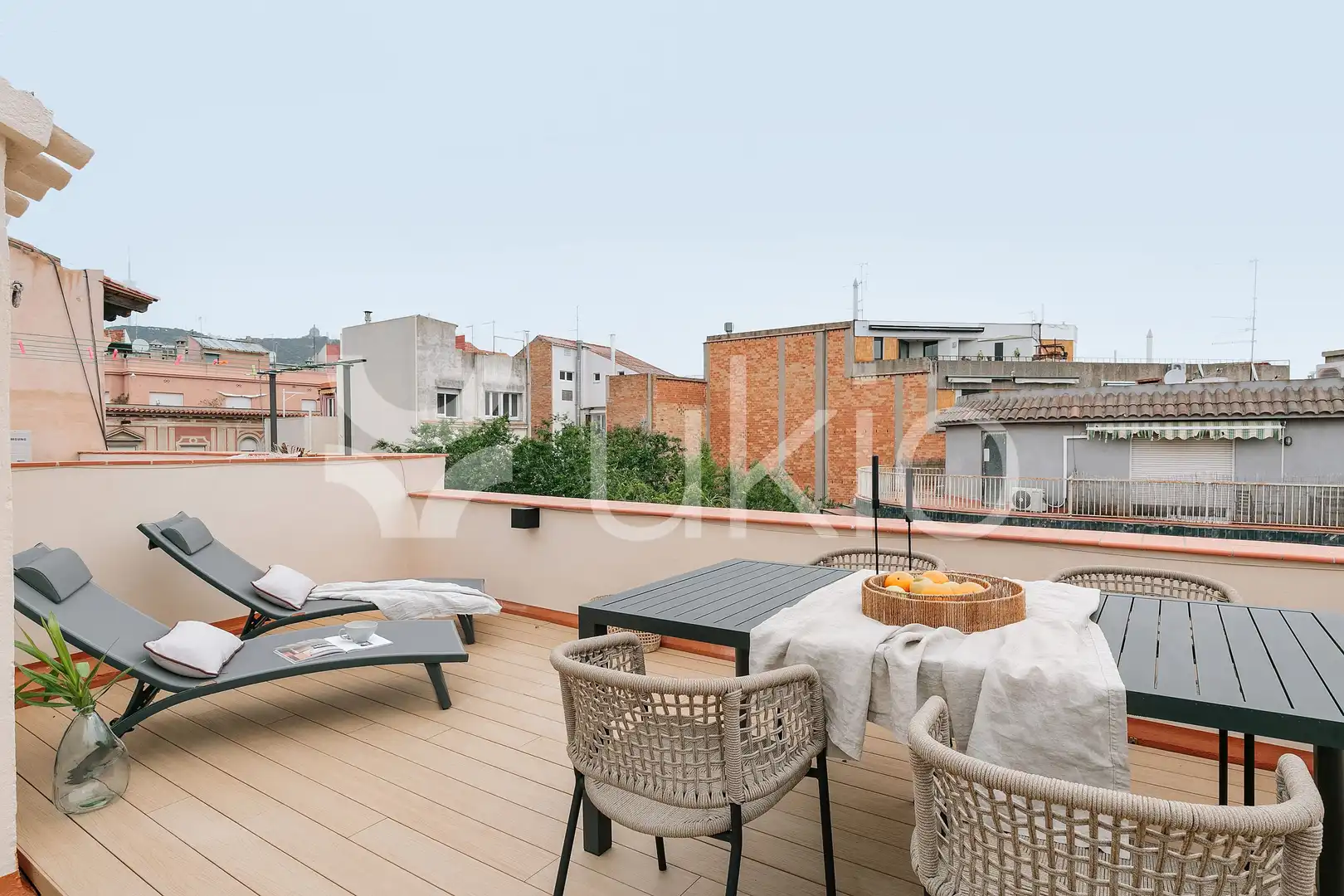 Terrace of Apartments for rent in Barcelona  with Air Conditioner, Heating and Terrace