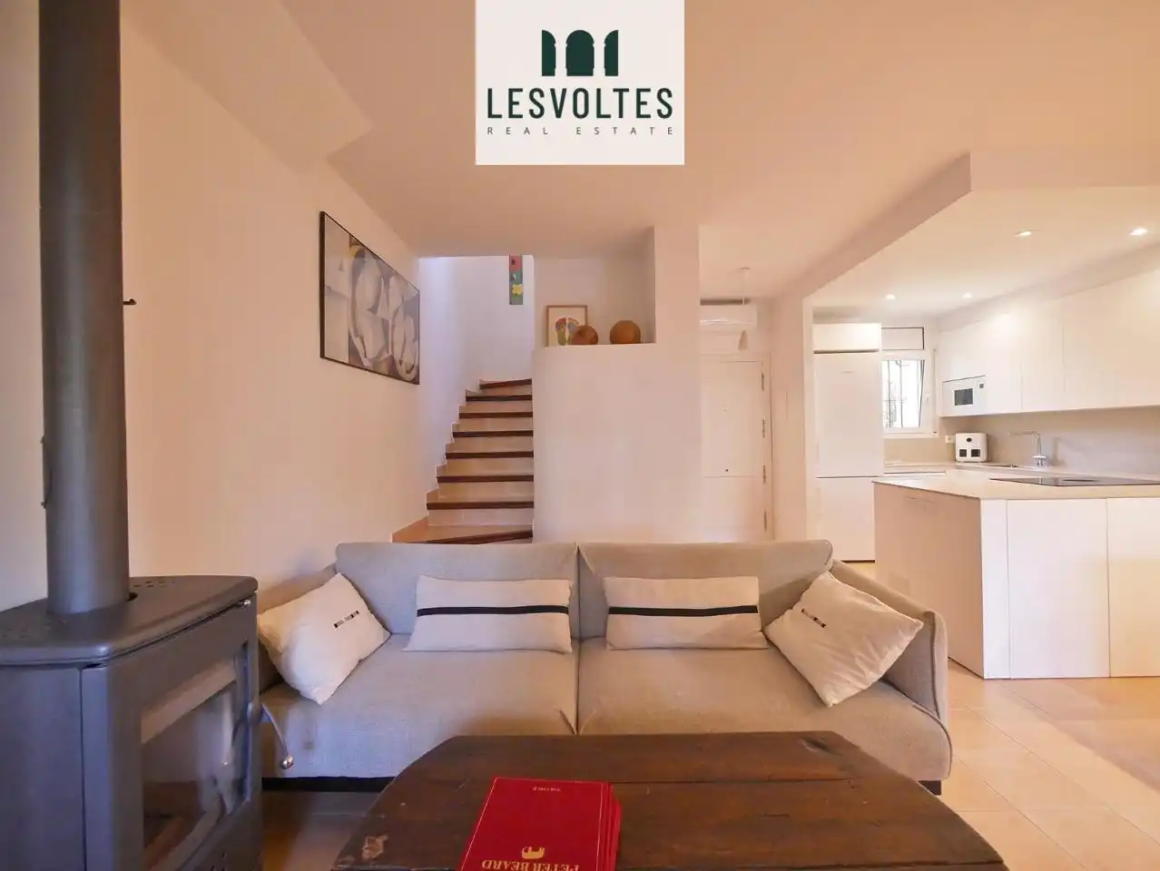 Living room of Houses for sale in Pals  with Air Conditioner, Private garden and Balcony