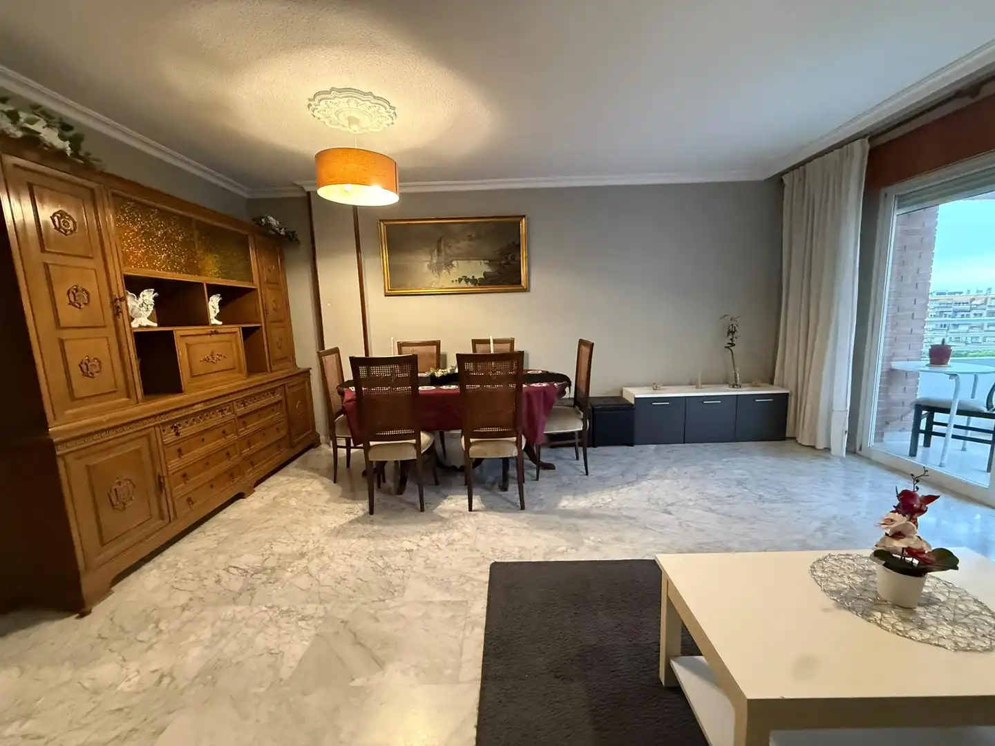 Comedor de Piso de alquiler en Alicante / Alacant con Aire acondicionado, Calefacción y Terraza