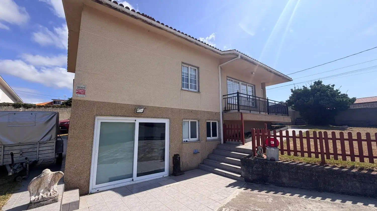Vista exterior de Casa o chalet de alquiler en Valdoviño con Terraza y Amueblado