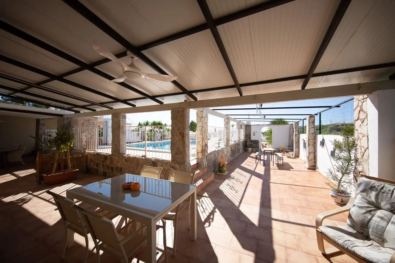 Terrassa de Casa o xalet en venda en Mutxamel amb Aire condicionat, Calefacció i Jardí privat
