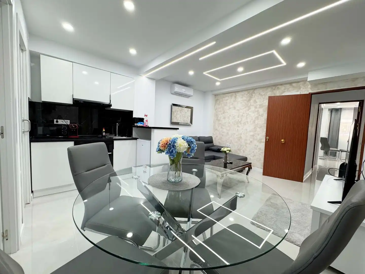 Sala de estar de Piso en venta en Alicante / Alacant con Jardín privado y Terraza