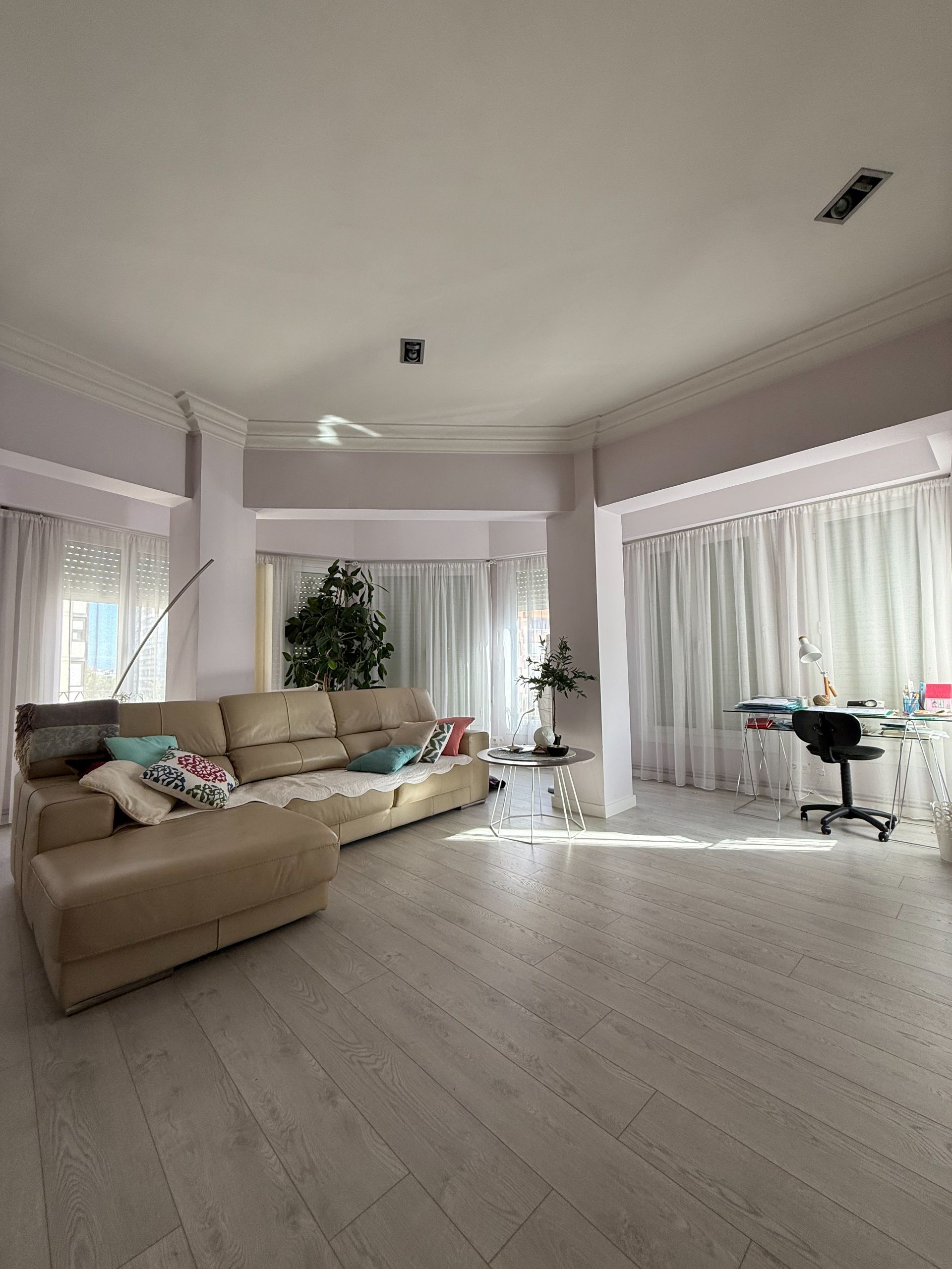 Sala d'estar de Pis de lloguer en  Lleida Capital amb Aire condicionat i Calefacció