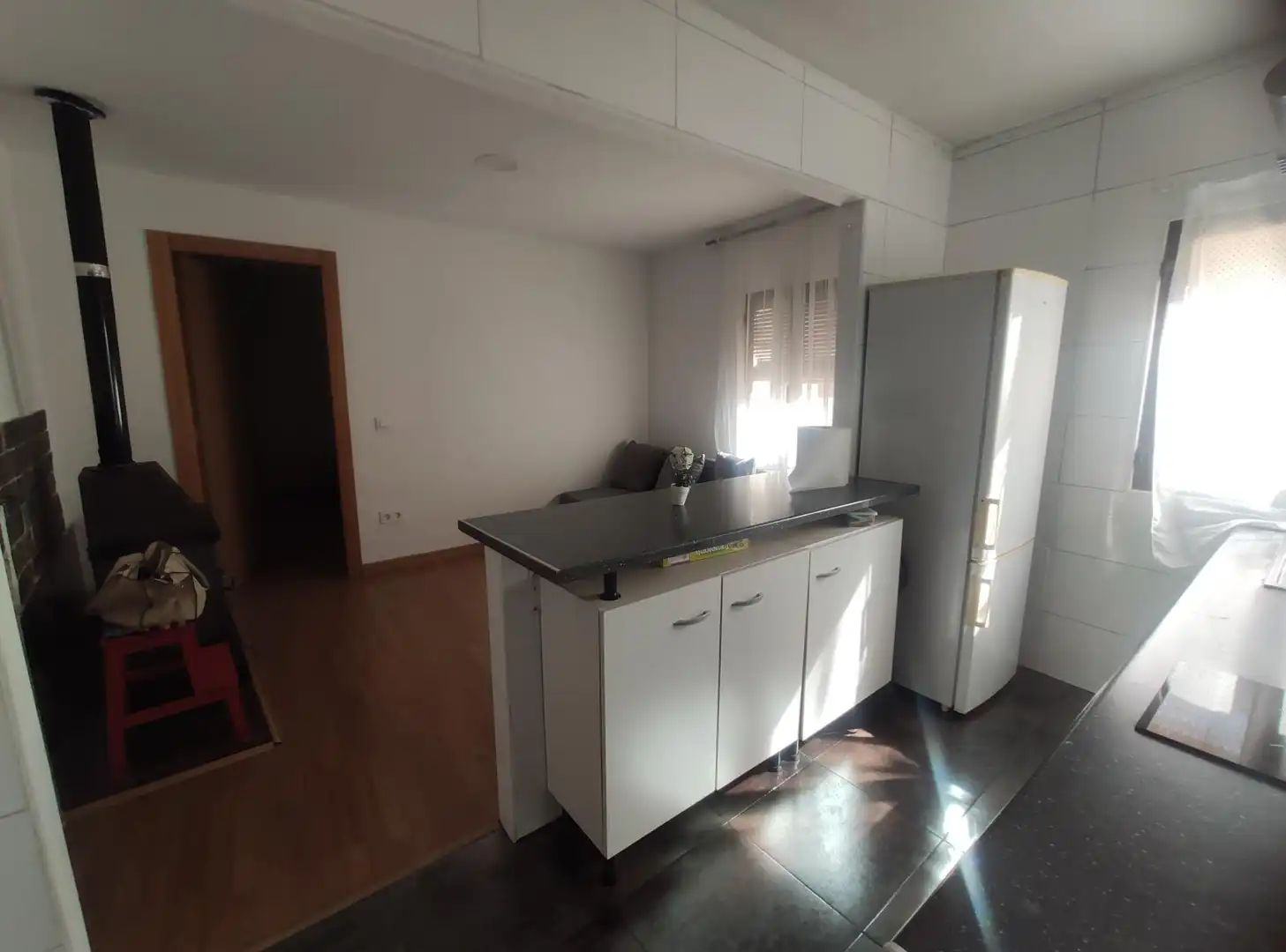 Kitchen of Flat for sale in Toledo  with Air Conditioner, Furnished and Balcony