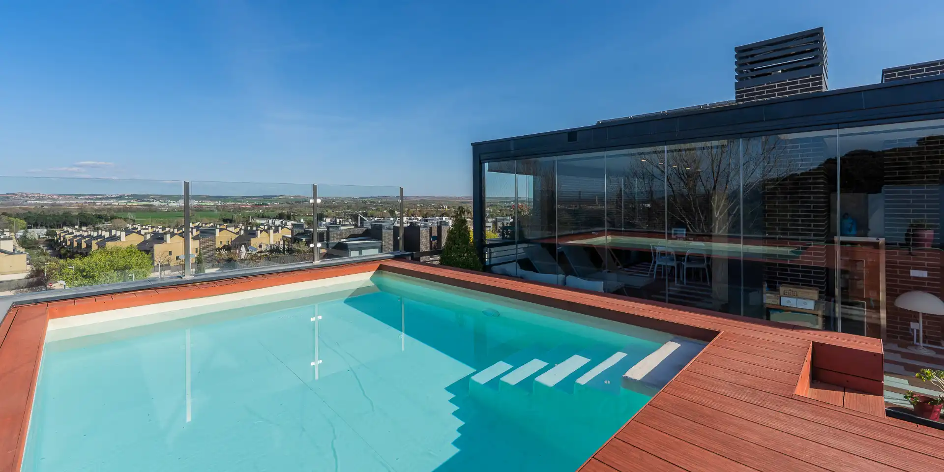 Schwimmbecken von Maisonette zum Verkauf in Fuente del Fresno mit Klimaanlage, Heizung und Abstellraum