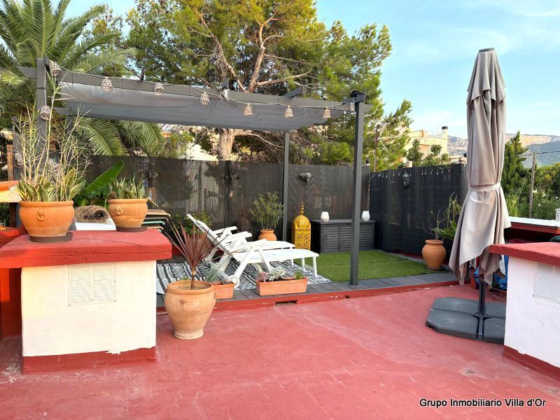 Terrace of Single-family semi-detached for sale in Dénia  with Air Conditioner, Heating and Private garden