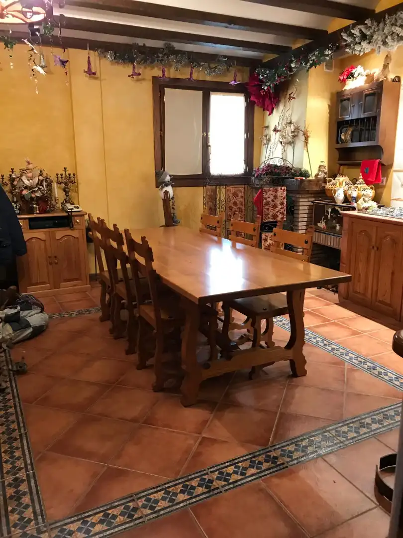 Menjador de Casa adosada en venda en Ezcaray amb Calefacció, Terrassa i Traster