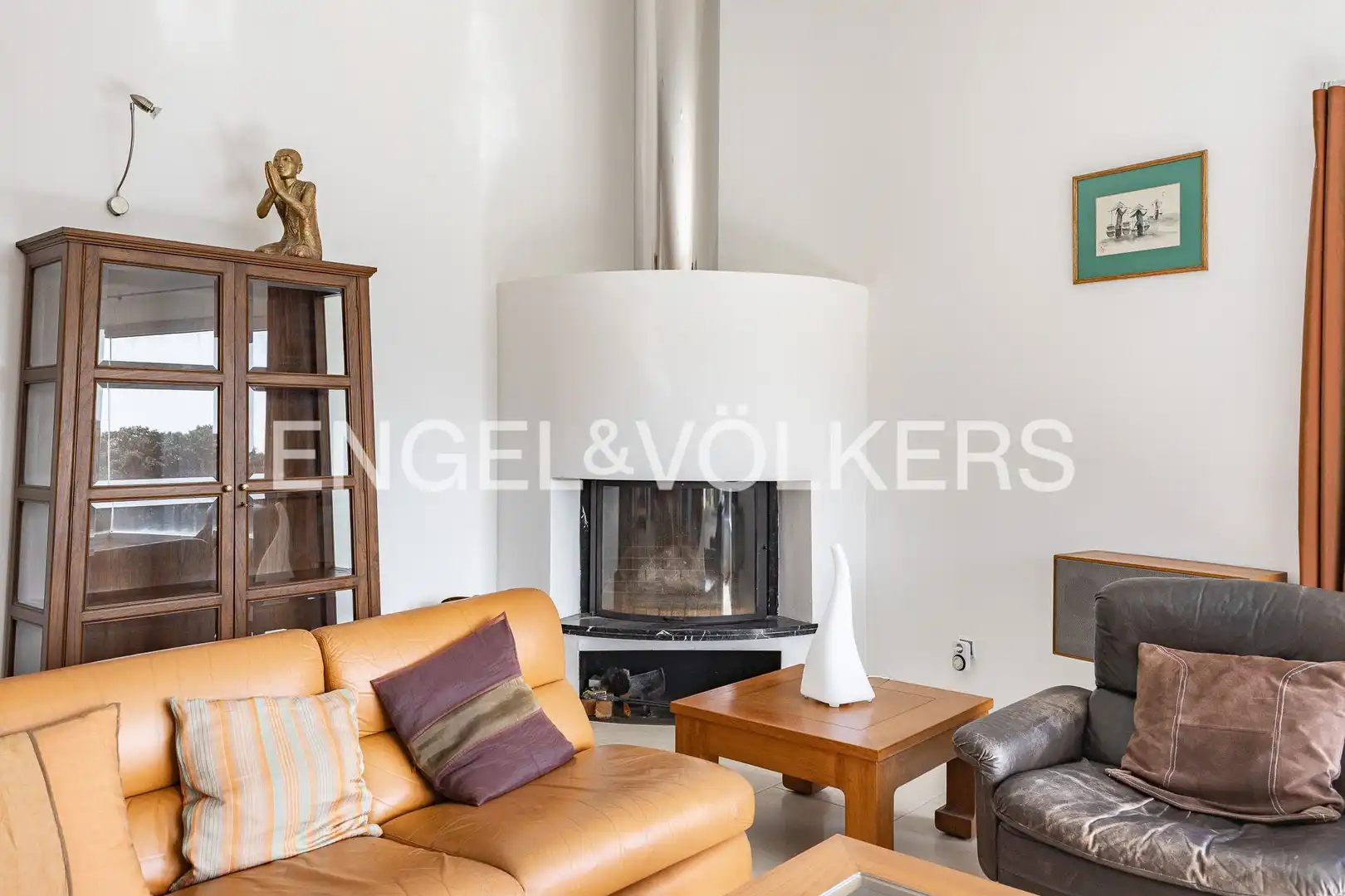 Sala de estar de Casa o chalet en venta en Sant Andreu de Llavaneres con Calefacción, Jardín privado y Parquet