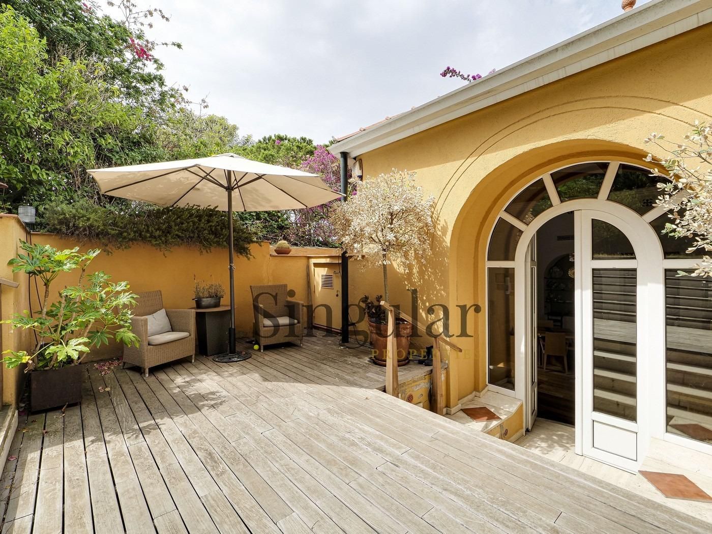 Terrassa de Casa o xalet en venda en  Barcelona Capital amb Aire condicionat, Calefacció i Jardí privat