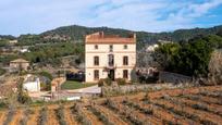 Exterior view of Country house for sale in Alella  with Terrace and Swimming Pool