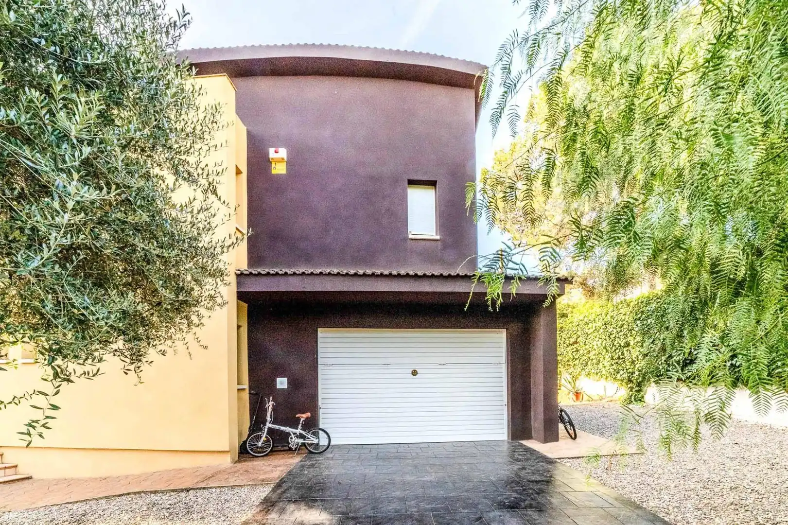 Vista exterior de Casa o xalet en venda en Olivella amb Calefacció, Jardí privat i Piscina