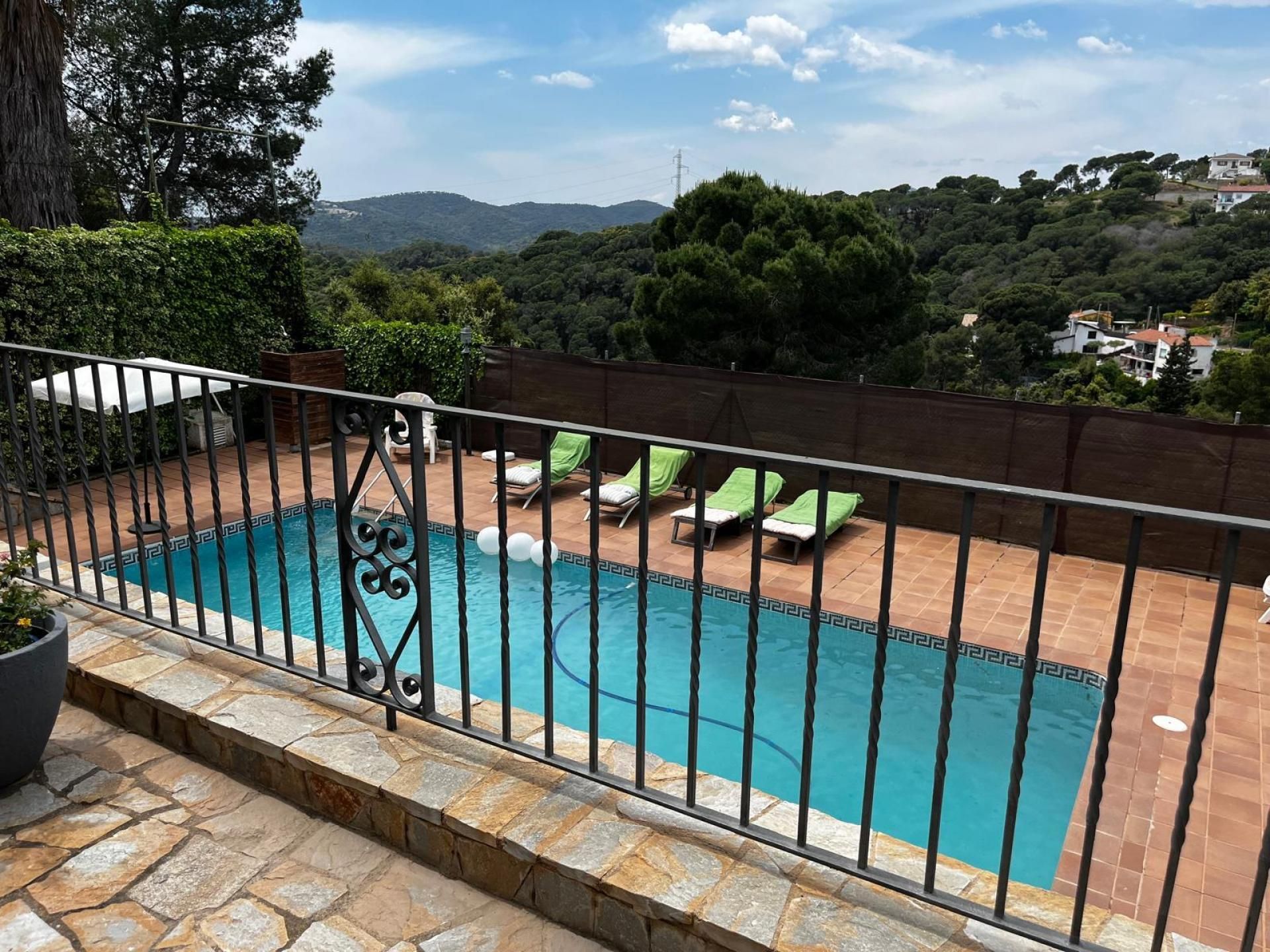 Swimming pool of House or chalet for sale in Sant Cebrià de Vallalta  with Heating, Private garden and Storage room