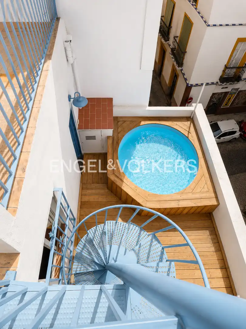 Terraza de Casa adosada en venta en Sevilla con Aire acondicionado, Calefacción y Terraza