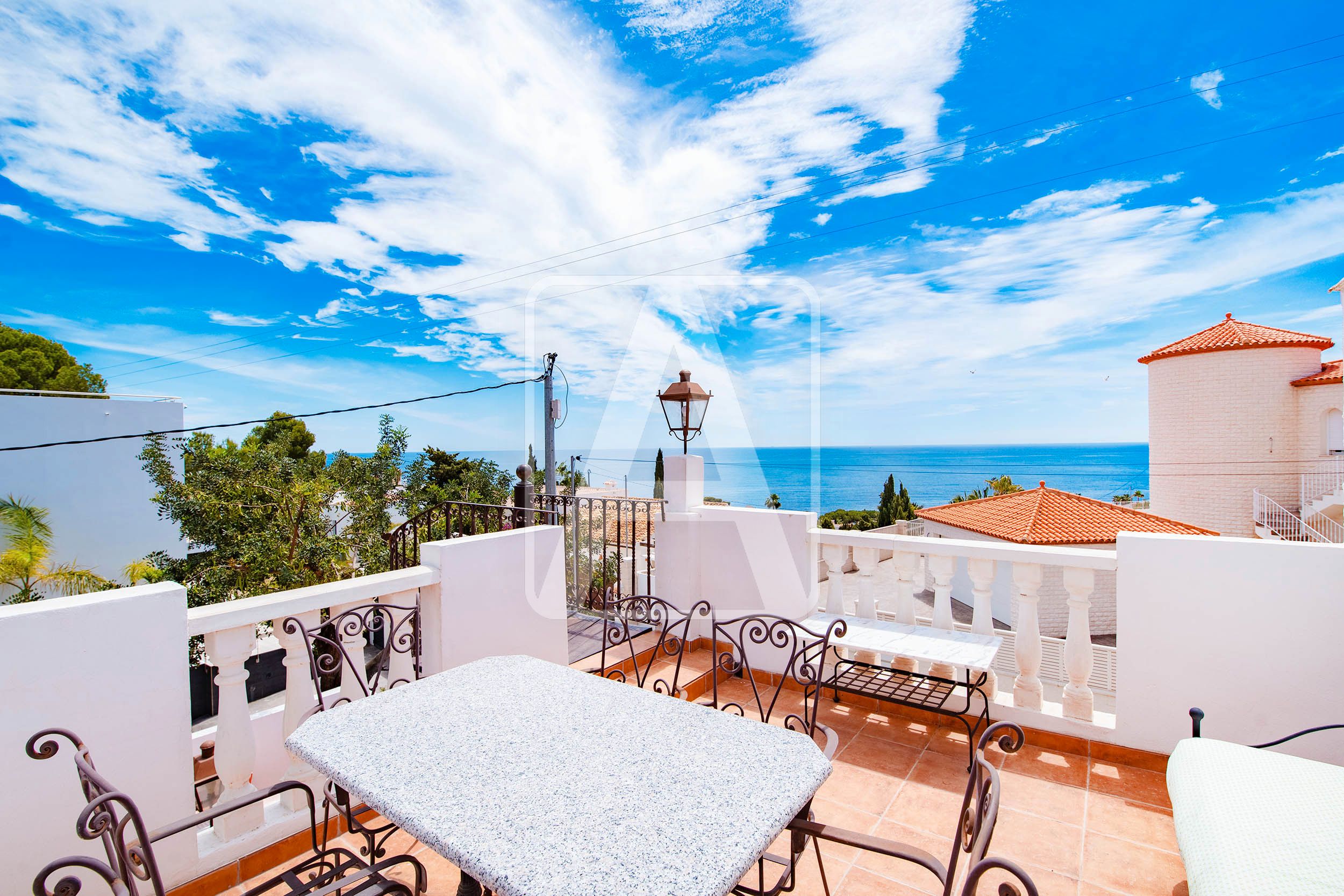 Terrace of House or chalet for sale in Benissa  with Air Conditioner, Heating and Private garden