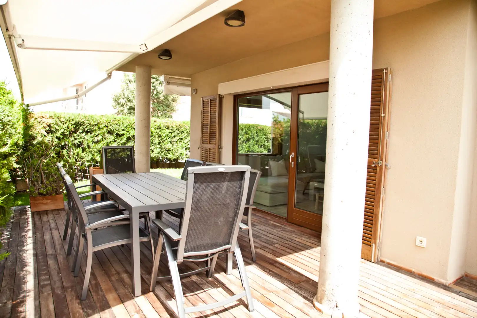 Terraza de Casa adosada en venta en  Palma de Mallorca con Aire acondicionado, Calefacción y Jardín privado